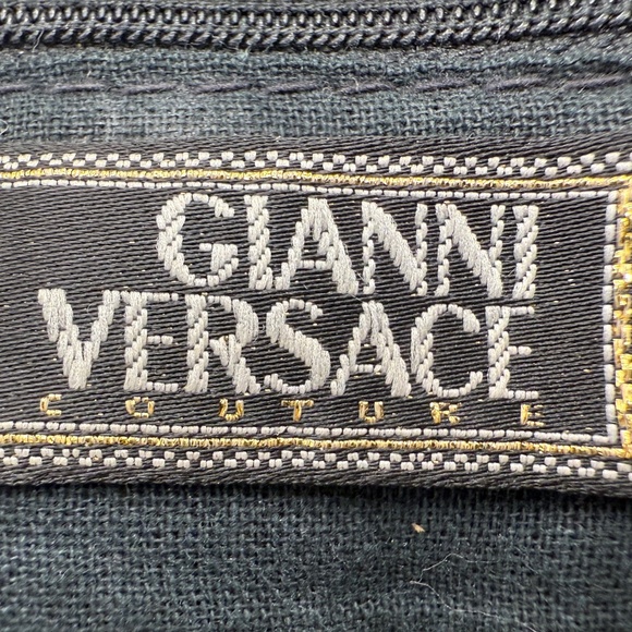 VERSACE BLACK LEATHER BACKPACK! - Picture 13 of 17